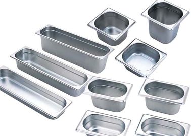Küchen-Ausrüstung des Edelstahl-201, GN Pan Stainless Steel Gastronorm Pan